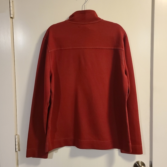 Banana Republic - Red 1/4 Zip Sweatshirt - Picture 4 of 9